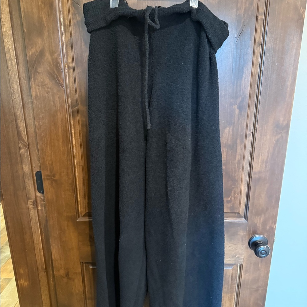 SKIMS Black Teddy Oversized Bottoms
